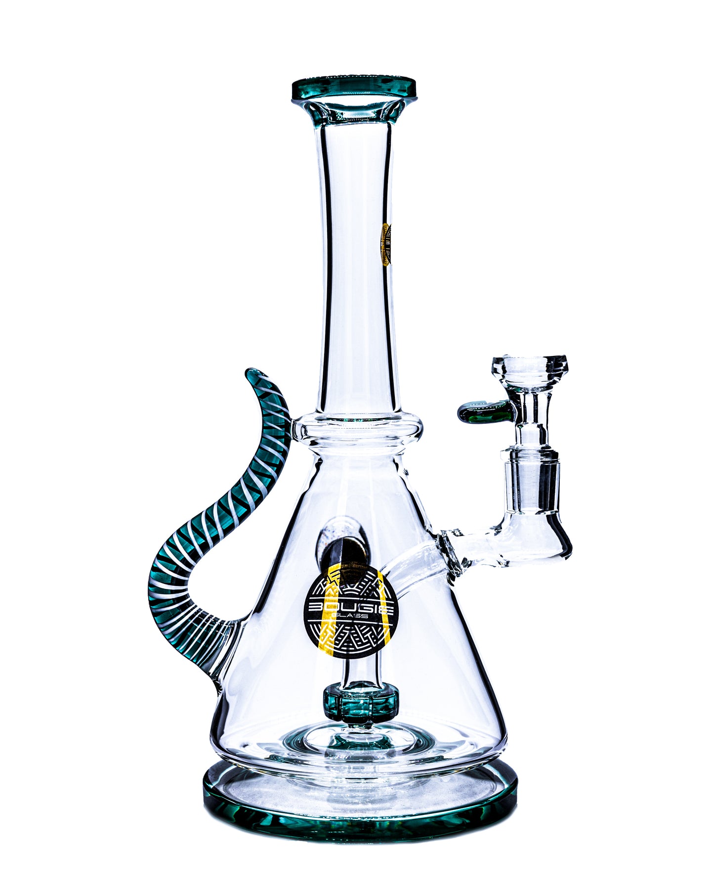 BOUGIE 10" Beaker with Spiral Handle