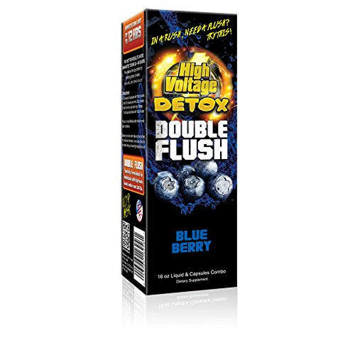(6 unidades) Desintoxicación de alto voltaje con doble descarga de arándanos $8.99 c/u