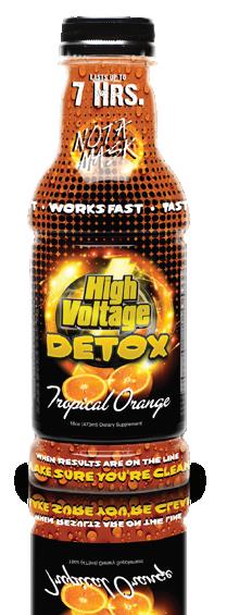 Desintoxicación de alto voltaje de naranja tropical de 16 oz
