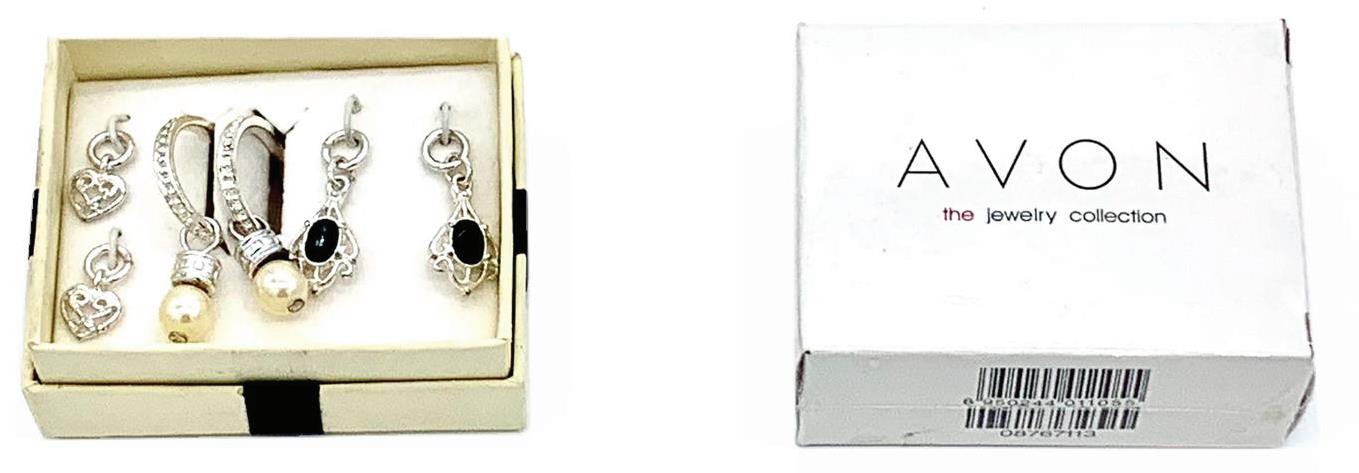 (6ct) Caja para aretes $2.99 c/u