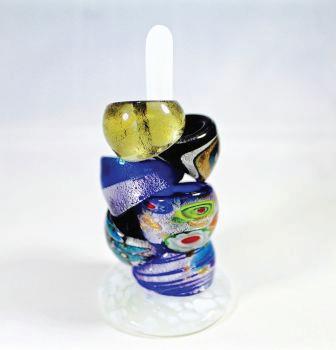 (6ct) Glass Ring Display $2.99 EA