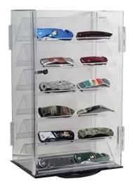 11" x 11" x 23" 2 Sided Big Knife Display Empty