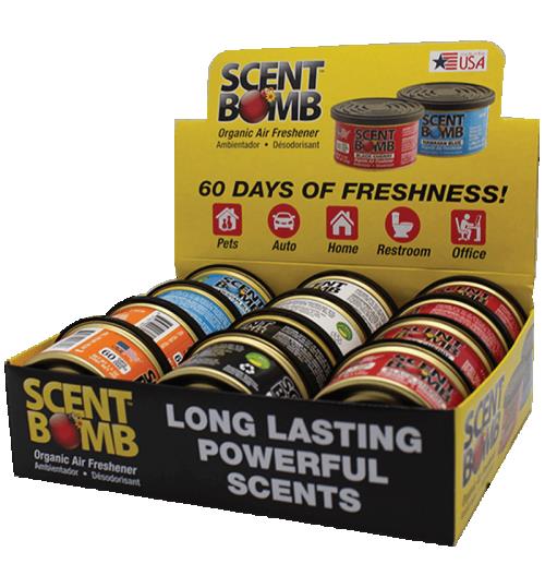 (12 ct) Ambientador Ambientador Scent Bomb Can $1.99 c/u