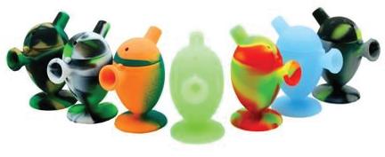 (12 unidades) Burbujeador romo de silicona $2.99 c/u