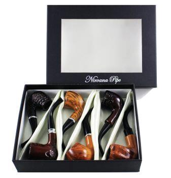 (12 unidades) Set de regalo clásico Nirvana con pipa de madera $2.99 c/u