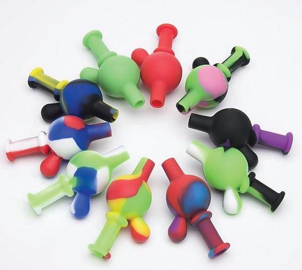 (24ct) Mini Bong Silicone Directional Carb Cap $1.99 EA