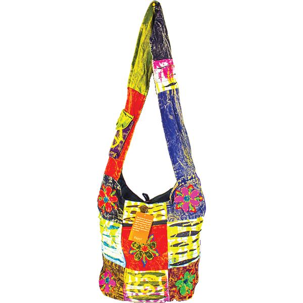 (6ct) Bolsa de flores tipo edredón $10 c/u