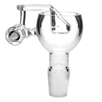 (6 unidades) Tazón de vidrio tipo cubo de miel macho de 14 mm $ 4 c/u