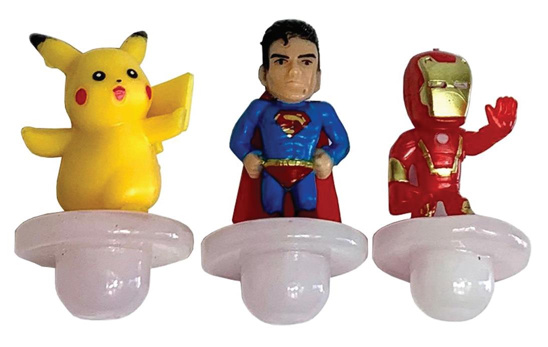 (12 ct) Tapa de carburador de resina, surtida
Personajes $4.99 C/U