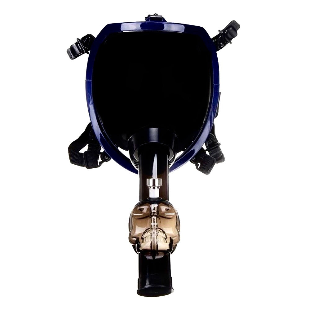 (6ct) High Quality Visor Gas Mask with Acrylic Water Pipe Assorted Tint $35 EA