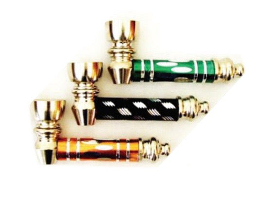 (50 unidades) Pipas de metal de colores $0,89 c/u