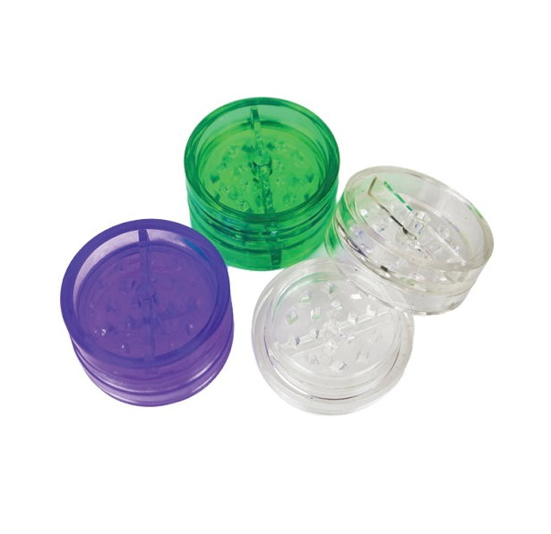 (50 unidades) Molinillos de plástico de 2" Colores surtidos $0.69 c/u