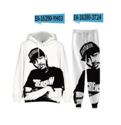 (6ct) Sudaderas con capucha blancas con diseño Crenshaw $25 c/u