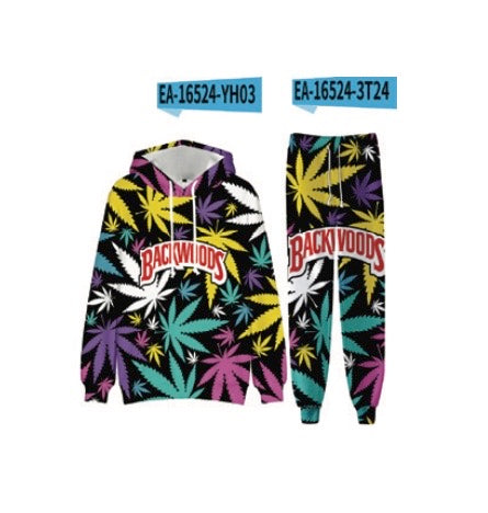 (6ct) Assorted Color Leaf Hoodies $25 EA