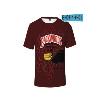 (12ct) Camisetas con diseño de hoja de miel y bourbon $6.99 c/u
