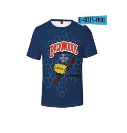 (12ct) Camisetas con diseño de hoja de vainilla morada $6.99 c/u