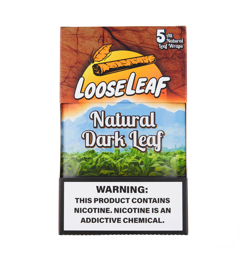 (40 ct) Hojas sueltas Hoja oscura natural