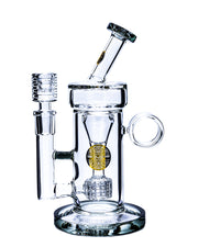 BOUGIE 7" Recycler Water Pipe Assorted Colors