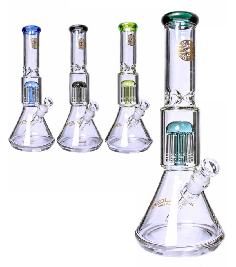 BOUGIE 14” 7mm Beaker with Showerhead Perc