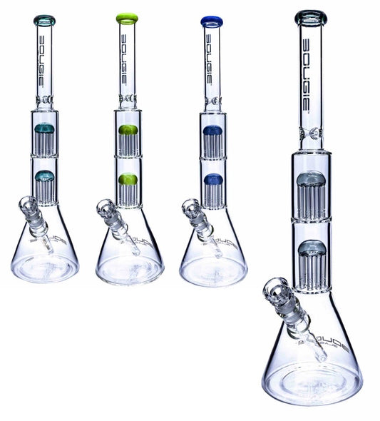 BOUGIE 18" Double Perc Beaker