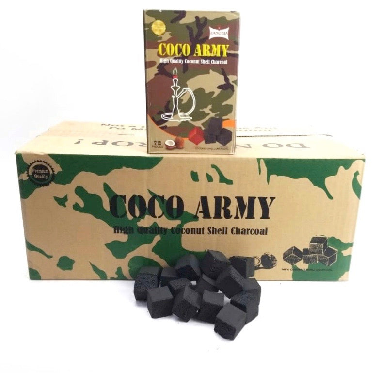 Coco Army Charcoal 72pcs Box | Blinkimports