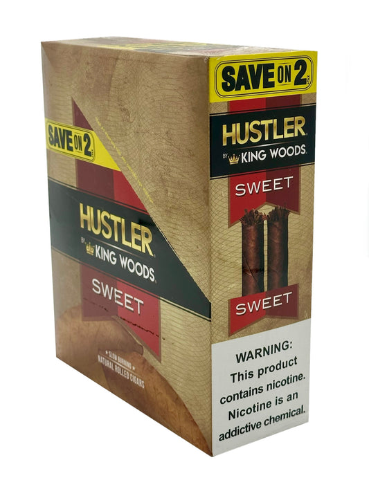 (30 ct) Hustler King Woods Ahorre en 2 envoltorios x15 bolsas dulces $0,99 c/u 