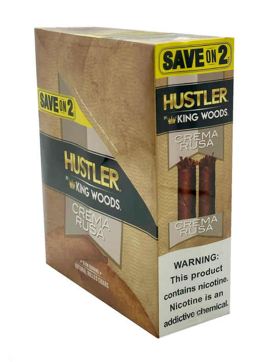 (30 ct) Hustler King Woods Ahorre en 2 envoltorios x15 bolsas Crema Rusa $0,99 c/u 
