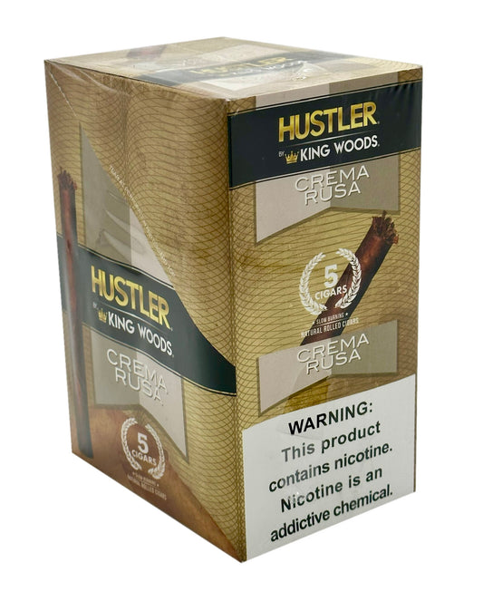 (40 unidades) Hustler King Woods Leaf Wraps Crema Rusa $1.10 c/u 