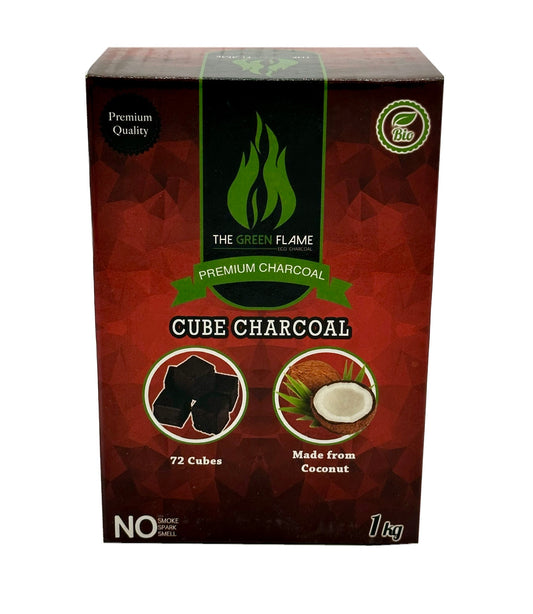 (10ct) Green Flame Charcoal 72pcs Box $4.5 EA
