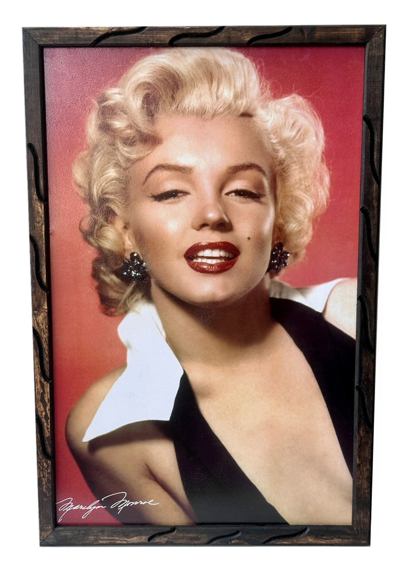 Marco de fotos con cara de Marilyn Monroe de 36" x 24"