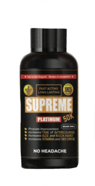 (12ct) Supreme Platinum 50K 2oz Male Enhancement Liquid Shot $1.75 EA