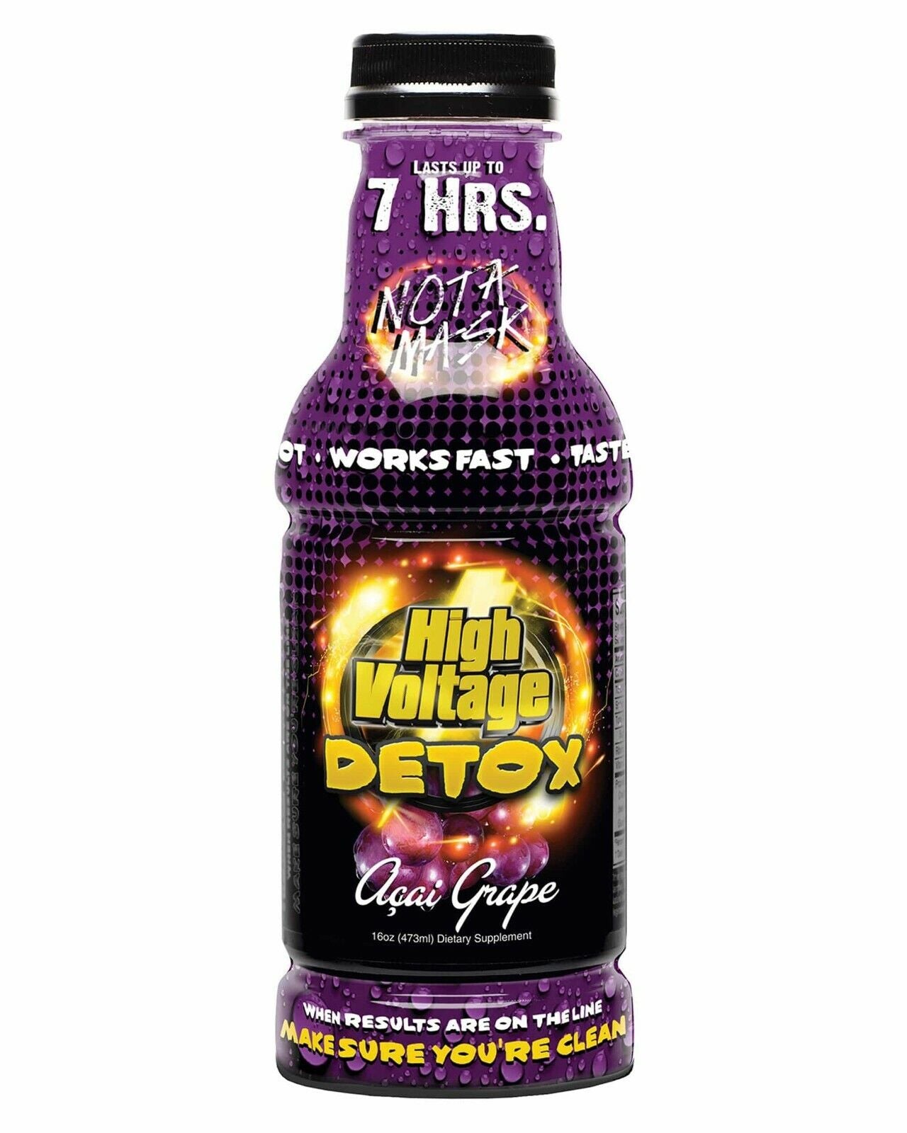 Desintoxicación de alto voltaje de uva Acai de 16 oz