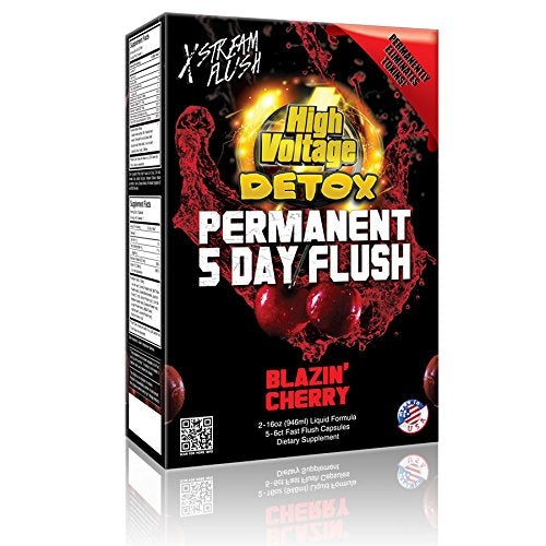 Blazin' Cherry Permanent 5 Day Flush High Voltage Detox
