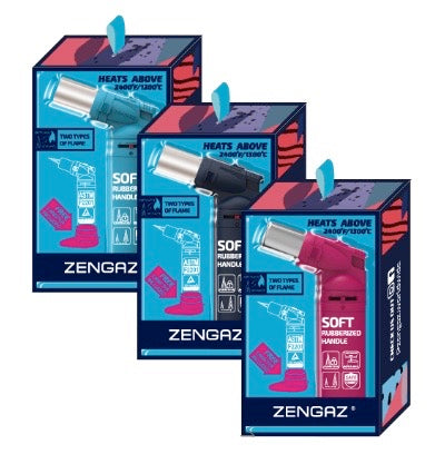 (6ct) Zengas ZT68 Pure Torch Jet Assorted Colors $9.5 EA