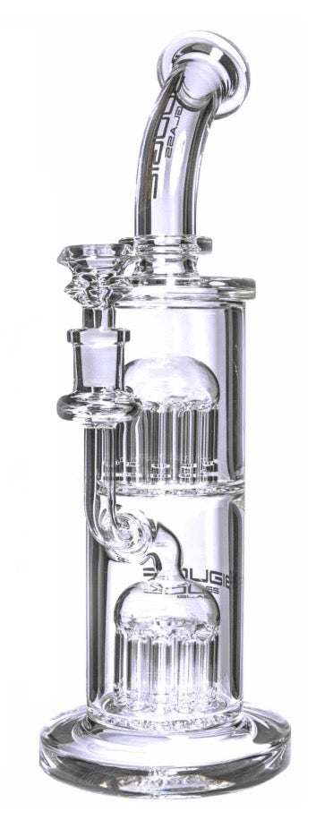 BOUGIE 12" Double Showerhead Perc Water Pipe