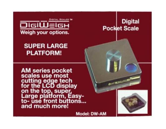 (6 unidades) Digiweigh DW-AM (0,01 g) $5,99 c/u