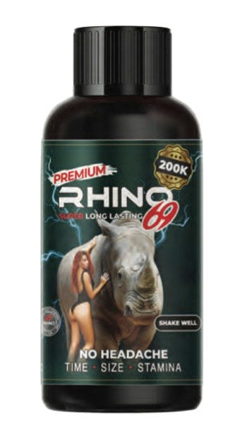 (12ct) Rhino 69 Premium 200K 2oz Male Enhancement Liquid Shot $1.75 EA