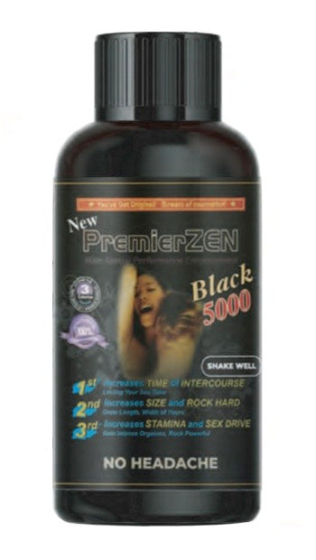 (12ct) PremierZen Black 5000 2oz Male Enhancement Liquid Shot $1.75 EA