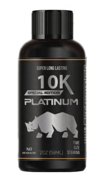 (12ct) Rhino Platinum 10K 2oz Male Enhancement Liquid Shot $1.75 EA