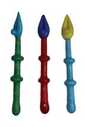 (24ct) 5" Glass Dab Tool Assorted Colors $1.99 EA