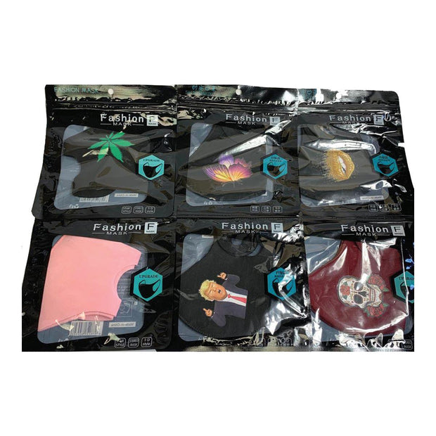 (144ct) Fashion Mask Top Selling Assorted Styles $0.50 EA