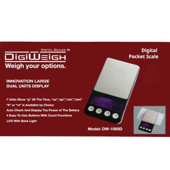 (6 unidades) Digiweigh DW-1000D (0,1 g) $6,5 c/u