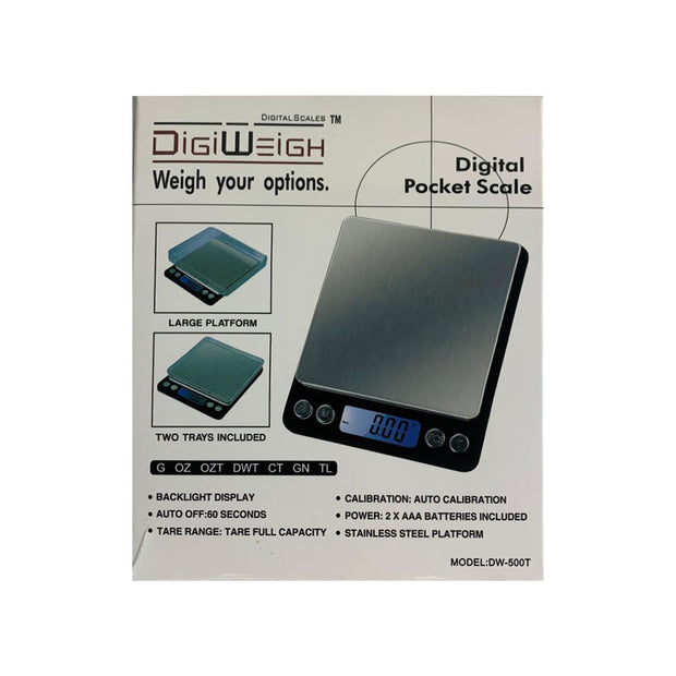 (6ct) DigiWeigh DW-500T Digital Scale $7.5 EA