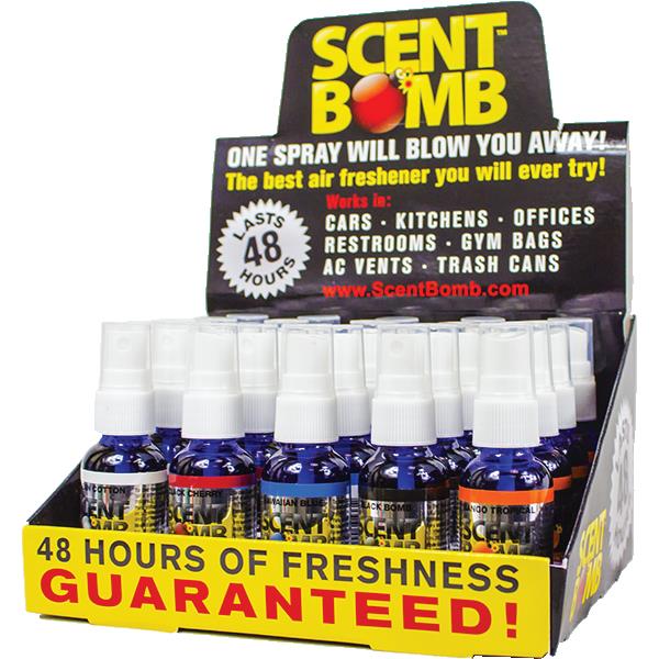 (20 ct) Ambientador en spray Scent Bomb $1.89 c/u