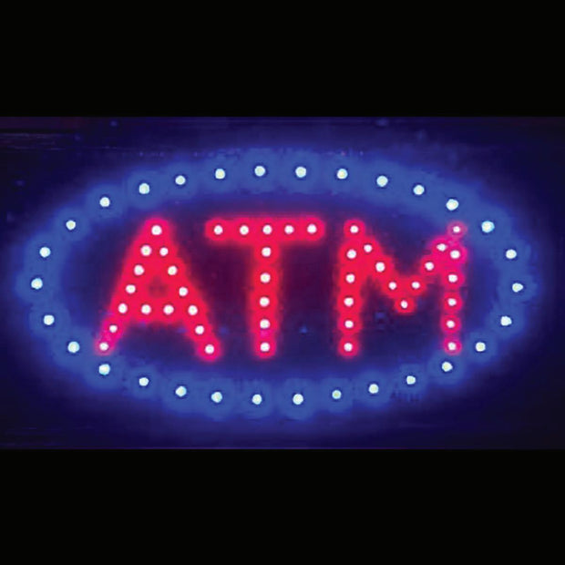 ATM LED Sign (10" x 19")
