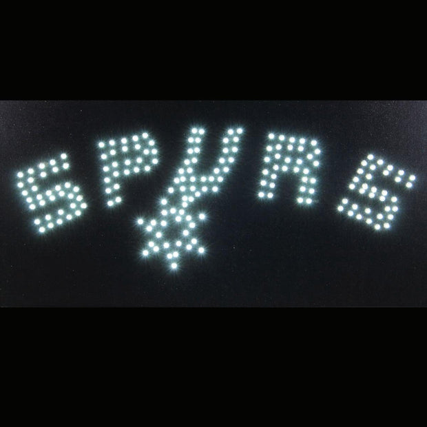 SPURS LED Sign 10" x 19"
