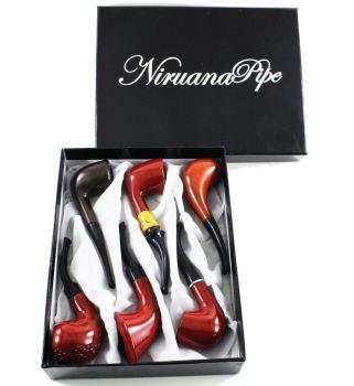 (12ct) Wooden Pipe Nirvana High Class Gift Set $2.99 EA
