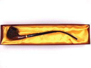 (12ct) 9" Churchwarden Pipes with Assorted Ornaments on Stem $6 EA