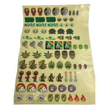 (81ct) Glass Transparent High Quality Stickers $0.39 EA