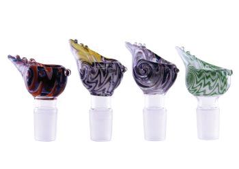 (6ct) 18mm Color Exotic Glass Bowl $2.99 EA